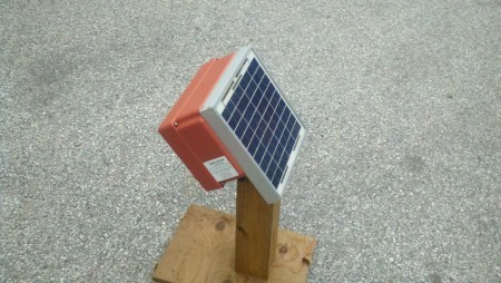 Cyclops Solar Powered Electric fence Charger.