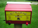 Cyclops Solar Powered Electric fence Charger.